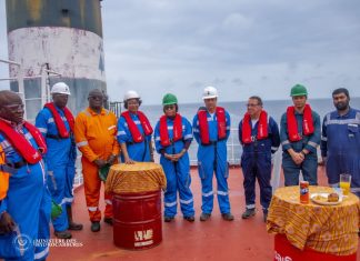 Acacia Bandubola Mbongo visite les installations onshore et offshore de la société pétrolière PERENCO à Muanda